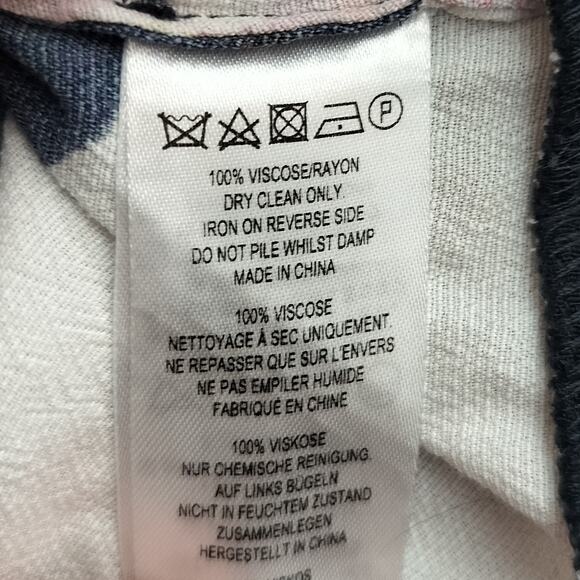 French Connection Size 0 Multi Print Cropped Cami Camisole Tank - Picture 5 of 5